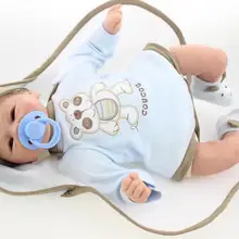 NPK Новорожденный ребенок-кукла-реборн игрушки для детей, реалистичные силиконовые реборн Детские куклы bebe мальчик реборн bonecas