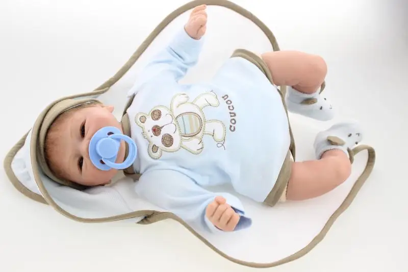 

NPK Newborn Baby-Reborn Doll Toys for Children,Lifelike Silicone Reborn Baby Dolls bebe boy reborn bonecas