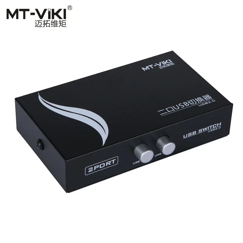 

MT-Viki 2 Port USB 2.0 Selector Switch 2 PC share 1 USB Device for Printer Flash Driver Mouse Keyboard 1A2B-CF