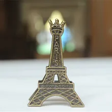 100 шт. Винтаж Эйфелева башня карты Стенд Бумага зажим Закладки металлический зажим канцелярские принадлежности-Рождественский подарок новинка Игрушечные лошадки