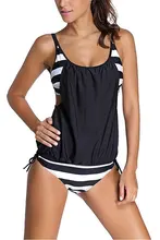 2017 Tankini Push Up Swimwear Women Swimsuit Two-Piece Suits Plus Size Swimwear Female Tankini Set Beach Wear Bathing Suits tropical pineapple plus size surplice tankini set