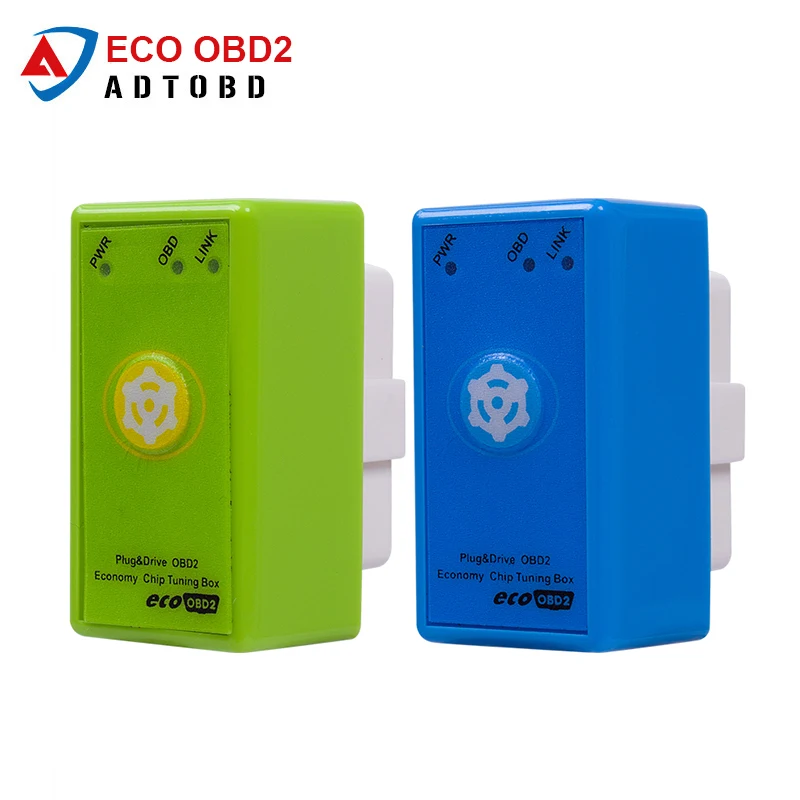 

ECOOBD2 Benzine Car Chip Tuning Box With Reset Button EcoOBD2 OBDII Refresh Decrease 15% Fuel Consumption Plug & Drive