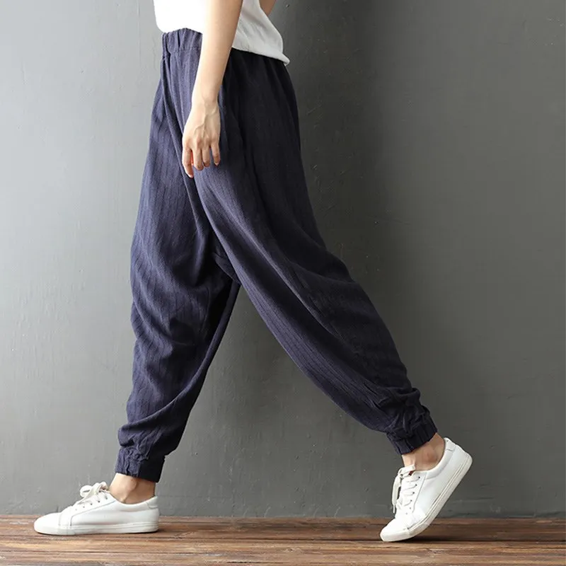 Women Harem Pants 2017 Elegant Casual Loose High Waist