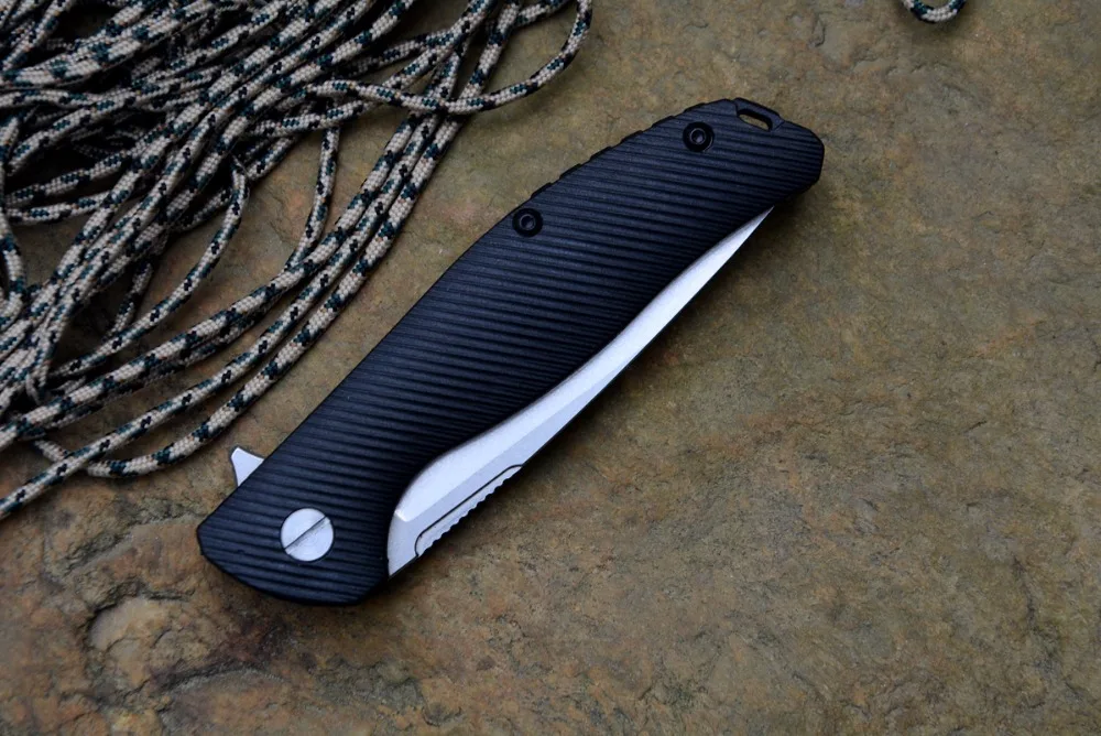 Y-START flipper folding knife outdoor survival knife hunting camping 420 blade Zytel handle EDC tools Y-START flipper folding knife outdoor survival knife hunting camping 420 blade Zytel handle EDC tools
