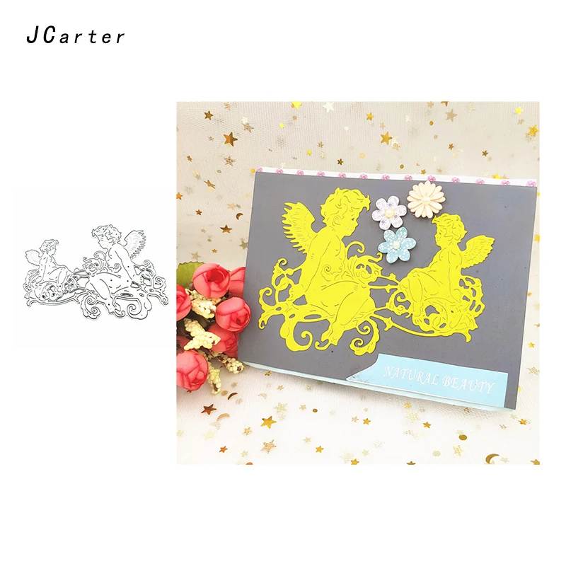 

JC 2019 New Cute Lovely Angel Metal Cutting Dies for Scrapbooking DIY Embossing Folder Paper Card Handmade Album Crafts Stencil