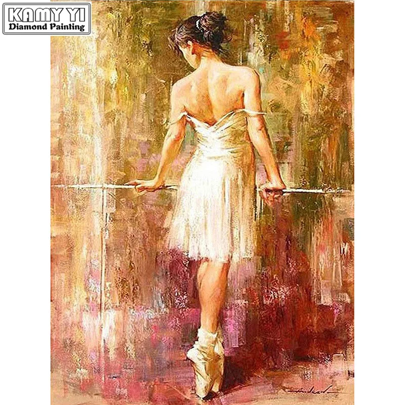 

Full Square drill 5D DIY Diamond painting dance Embroidery Mosaic Cross Stitch Rhinestone decor HYY