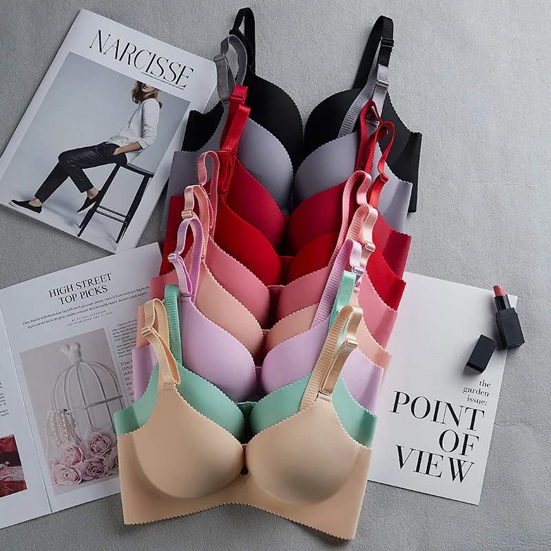 Jerrinut Bras For Women Sexy Seamless Underwear Push Up Bra Wire Free Plus Size Women Bra Bralette Cotton Female Underwear 0115