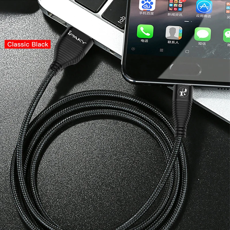 IPAKY USB Type C кабель для xiaomi redmi k20 pro мобильного телефона Быстрая зарядка устройств