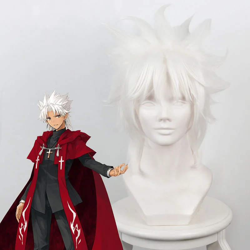 FGO Fate/Apocrypha Amakusa Shirou Tokisada Kotomine белый пушистый многослойный термостойкий