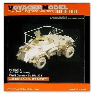 

KNL HOBBY Voyager Model PE35216 Germany Sd.Kfz.223 wheeled armored reconnaissance vehicle metal etching upgrade kit