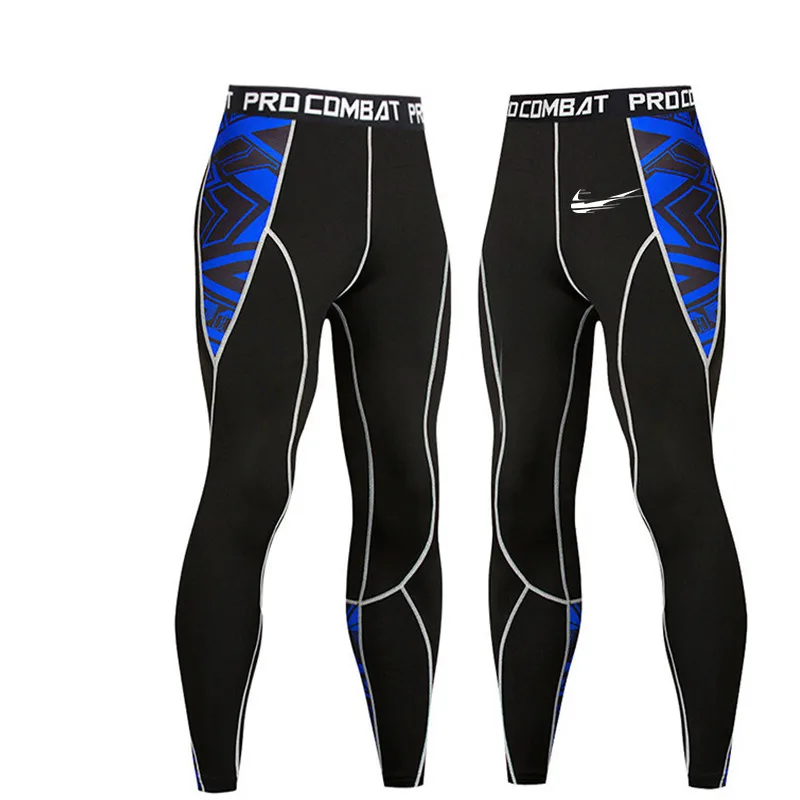 

New men's running compression high stretch pants jogging sportswear men's gym fitness Crossfit sweatpants