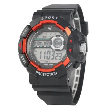 

Fashion Sport Diver's Electronic Watch for Men Classic Case Electronic Watches Luminous Function and Calendar Display Wristwatch