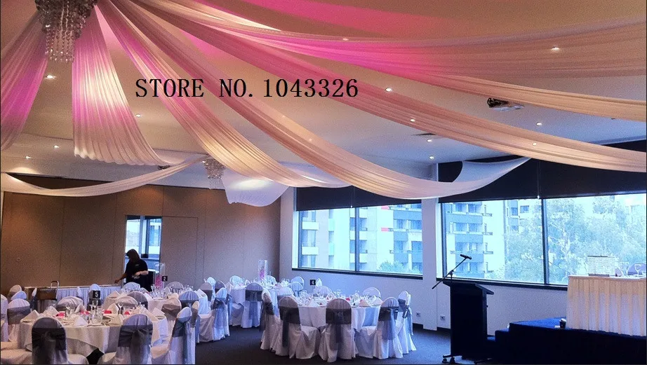 Wedding Party Roof Canopy Drapery Decoration Ceiling Backdrop