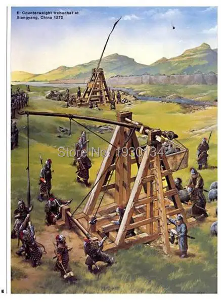 Любовь Модель средневековая модель колесницы наборы Эра империй Trebuchet деревянная модель