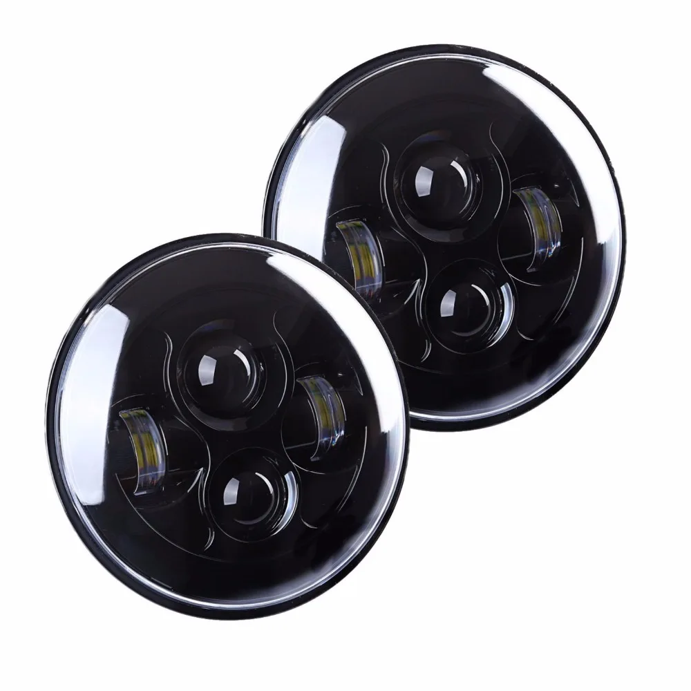 

For Jeep JK 7" Round Headlight Led For Jeep Wrangler 97-15 Hummer Toyota Defender 7" LED Harley Motorcycle Headlamp For Harley