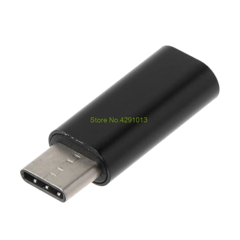 Usb type-C штекер 3,5 мм Женский AUX аудио разъем для наушников конвертер адаптер разъем для Xiaomi 6 6X8 Note3 Mix 2 Прямая поставка - Цвет: 4NB101347-BK