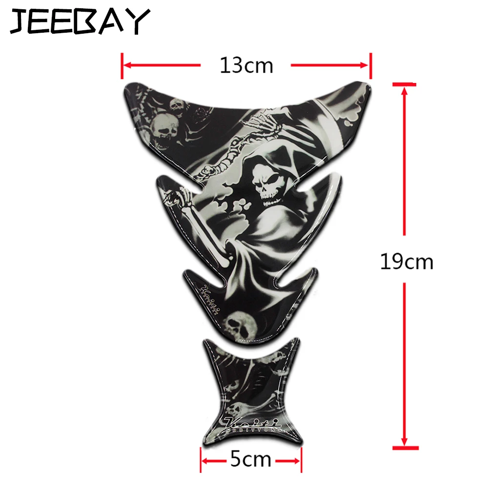 JEEBAY Tank Pad 3D защитный резервуар мотоциклетные наклейки для CBR VFR CB NSR VTR CBF CBX 125 250 400 600