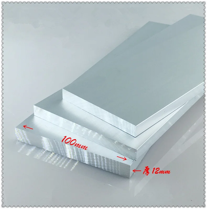 

Aluminium plate thickness 12mm width 100mm length 400mm 12mmx100mm article aluminum alloy 6063-T5 oxidation