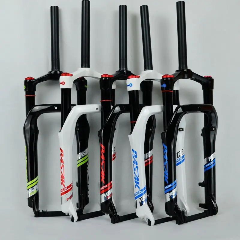 Snow MTB Moutain Bike 20inch Fork Fat Bicycle Fork Air Gas Locking Suspension Forks 4.0"Tire