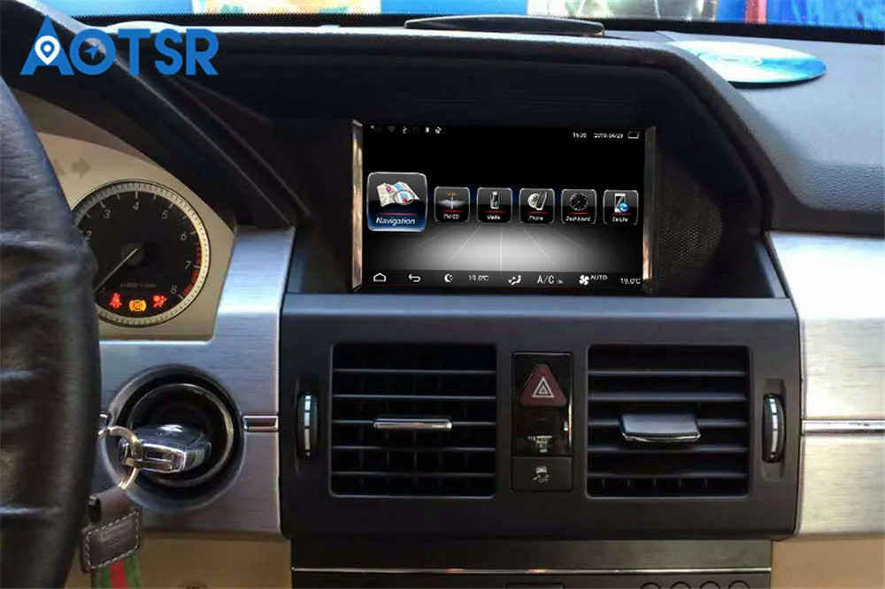 Android 9,0 32GB Автомобильный dvd-плеер gps Навигация стерео радио блок для MERCEDES-BENZ Mercedes-Benz GLK 2008-2010 Bluetooth радио