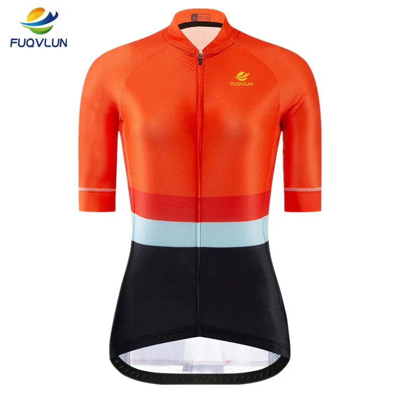 

FUQVLUN Women Cycling Jersey 2019 Summer MTB Bike Jersey Breathable Bicycle Jersey Clothing Maillot Ciclismo -658B