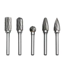 Carbide Burrs 5pcs 10mm Dia 6mm Shank Double Cut Tungsten Carbide Rotary File Cutting Burs Tool Rotary Drill Die Grinder Bits цена Carbide Burrs 5pcs 10mm Dia 6mm Shank Double Cut Tungsten Carbide Rotary File Cutting Burs Tool Rotary Drill Die Grinder Bits цены онлайн