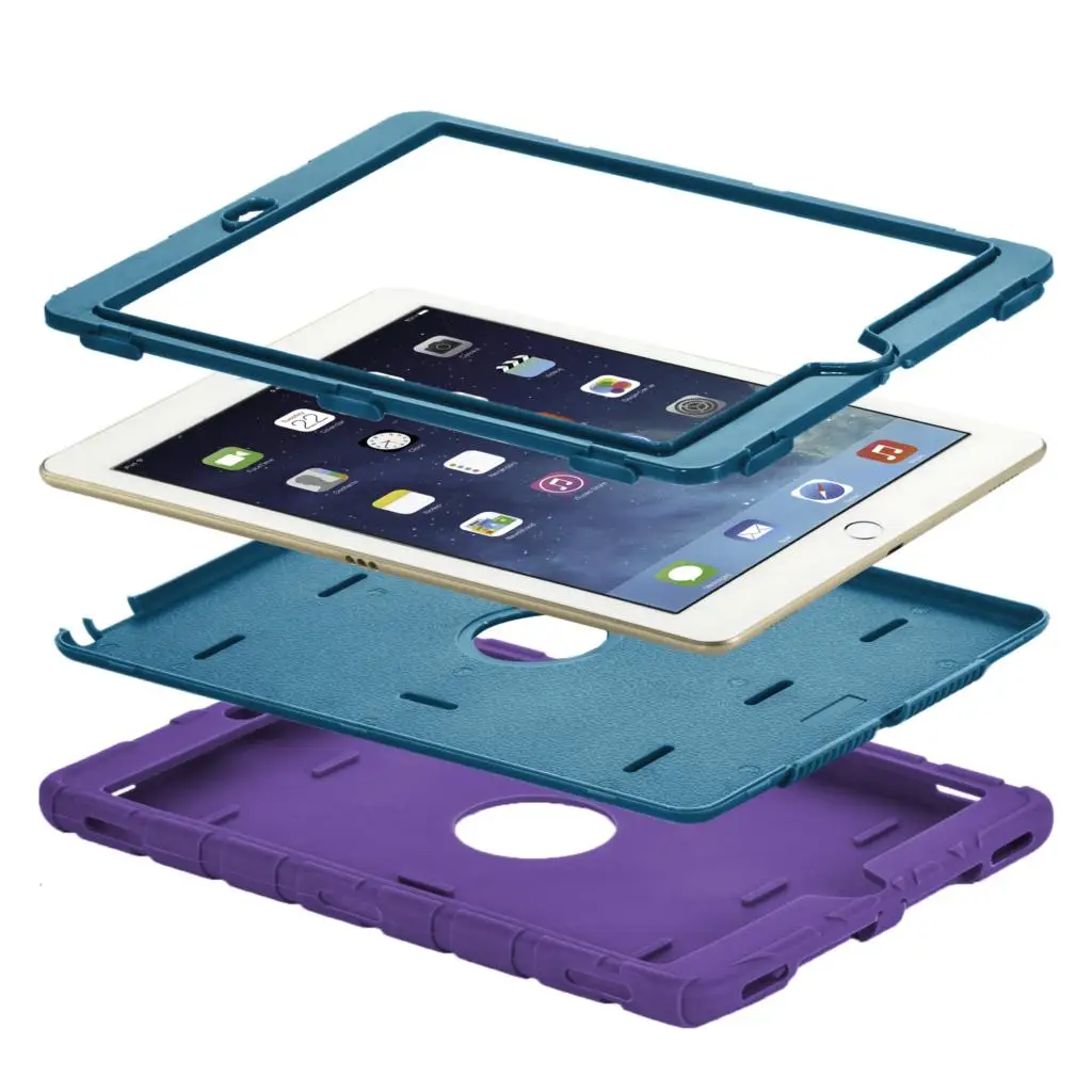 Чехлы с полной защитой для Apple iPad 6 Air 2 чехол детей безопасный противоударный