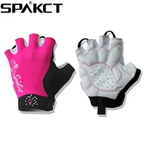 SPAKCT Women s Cycling Short Finger Half Finger font b Gloves b font Simple Love 3