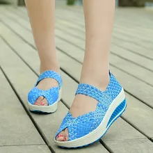 KLV/кроссовки; женская спортивная обувь с открытым носком; тканые дышащие сандалии на плоской подошве; кроссовки; zapatos de hombre mocasines;#3