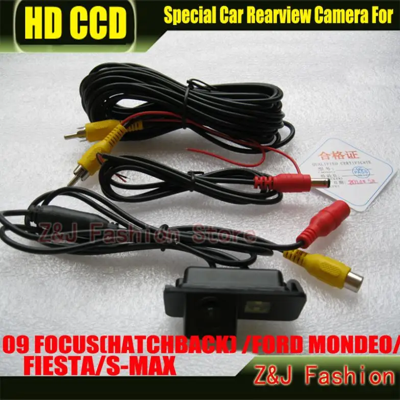 Заводская цена HD CCD заднего вида Парковка Реверсивный Камера 170 градусов для Ford Mondeo 09focus(хэтчбек) fiesta Smax