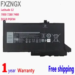 FXZNGX DJ1J0 ноутбука Батарея Портативный компьютер для DELL Latitude 12 7000 7280 7480 DJ1J0 PGFX4 451-BBZL