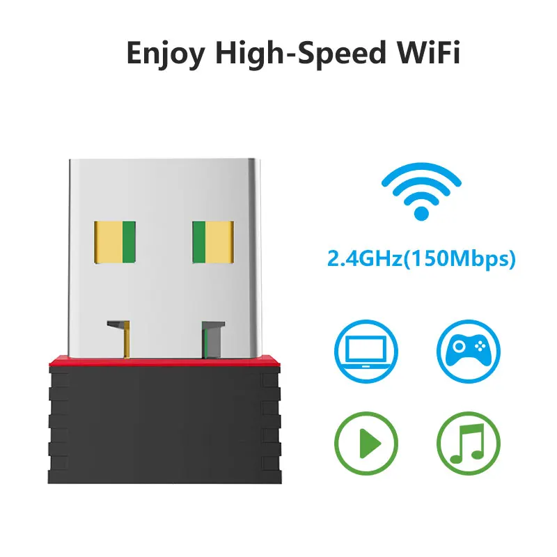 Cioswi WD-1511B Ethernet Lan интернет мини USB Wifi адаптер 150 Мбит/с беспроводной адаптер сетевая карта для ноутбука Настольный