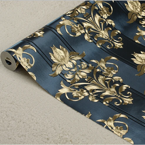 3D Damascus Luxury Background Wallpapers European 3D PVC Embossed Wall Paper Living room Bedroom Floral Striped Wallpaper Roll 3D Damascus Luxury Background Wallpapers European 3D PVC Embossed Wall Paper Living room Bedroom Floral Striped Wallpaper Roll