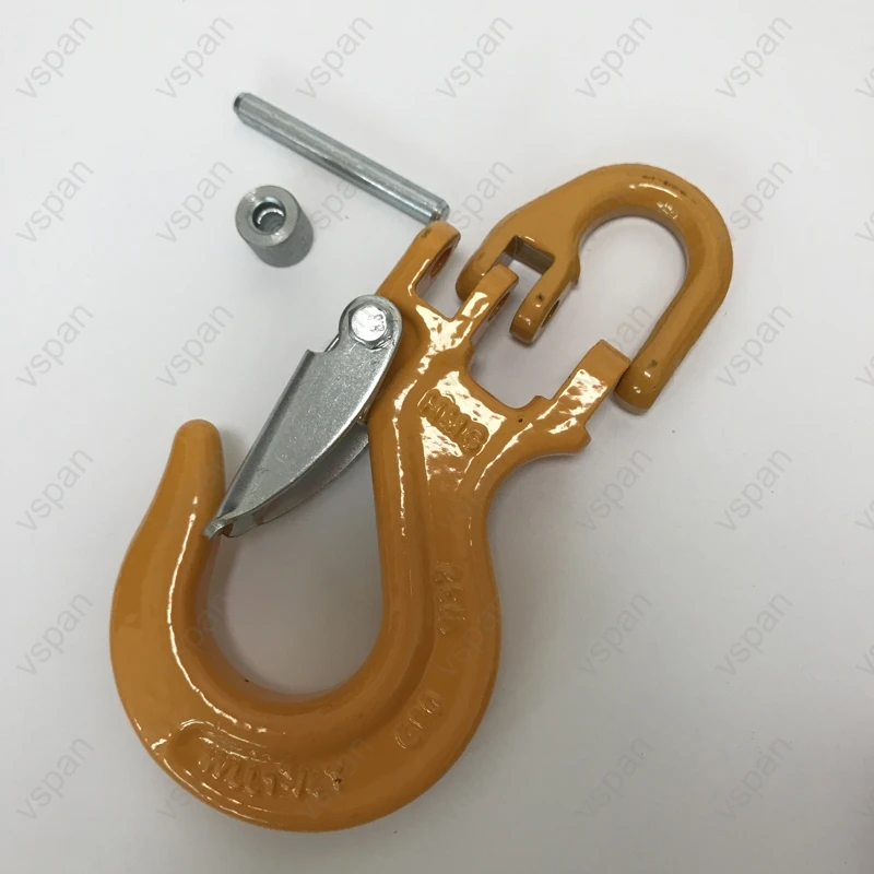 مزورة الصلب الصف 80 نصف رابط السلامة مزلاج Clevis ونش كابل هوك قطب ونش هوك ل شاحنة جيب رانغلر خارج الطريق الانتعاش