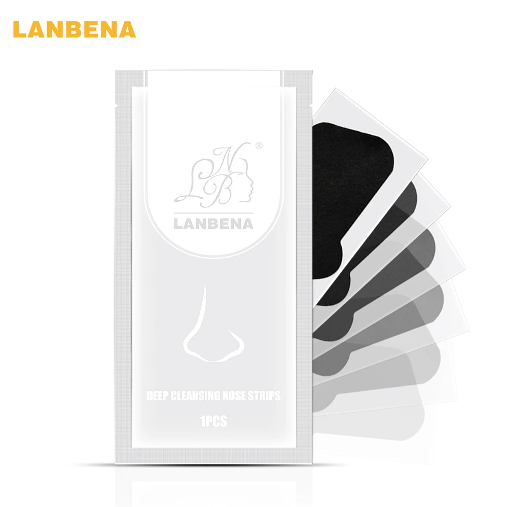 

LANBENA 1Pc Black Mask Blackhead Remover Peel Off Mask Mud Face Mask Charcoal Mask Nose Acne Treatment