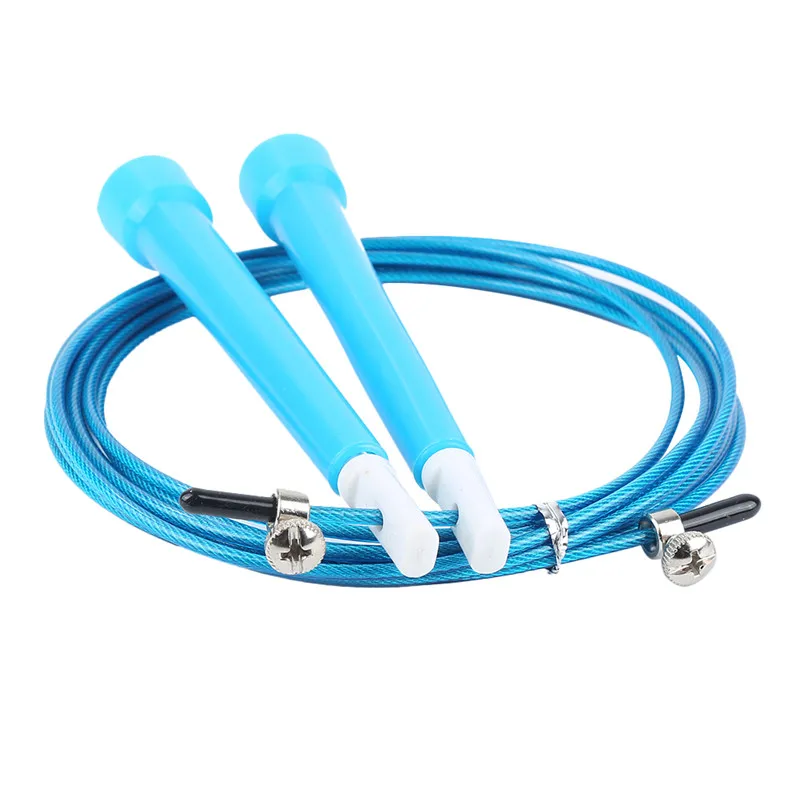 1x Adjustable Skipping Jump Ropes Speed Wire Fitness Exercise Cardio Lose Weight Strength Training Foot Rope | Спорт и развлечения