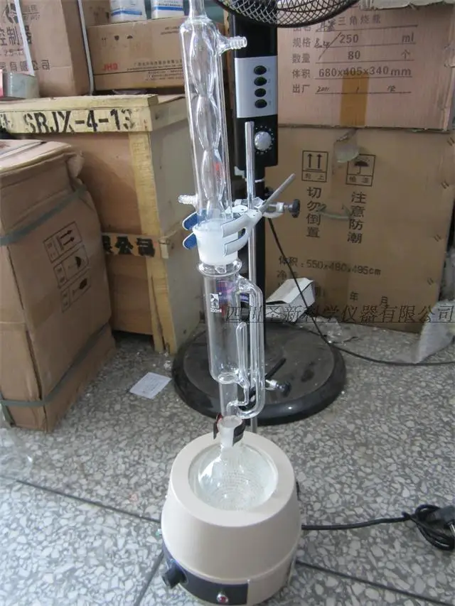 500 мл экстрактор сферического жира Soxhlet|extractor|extractor soxhlet |