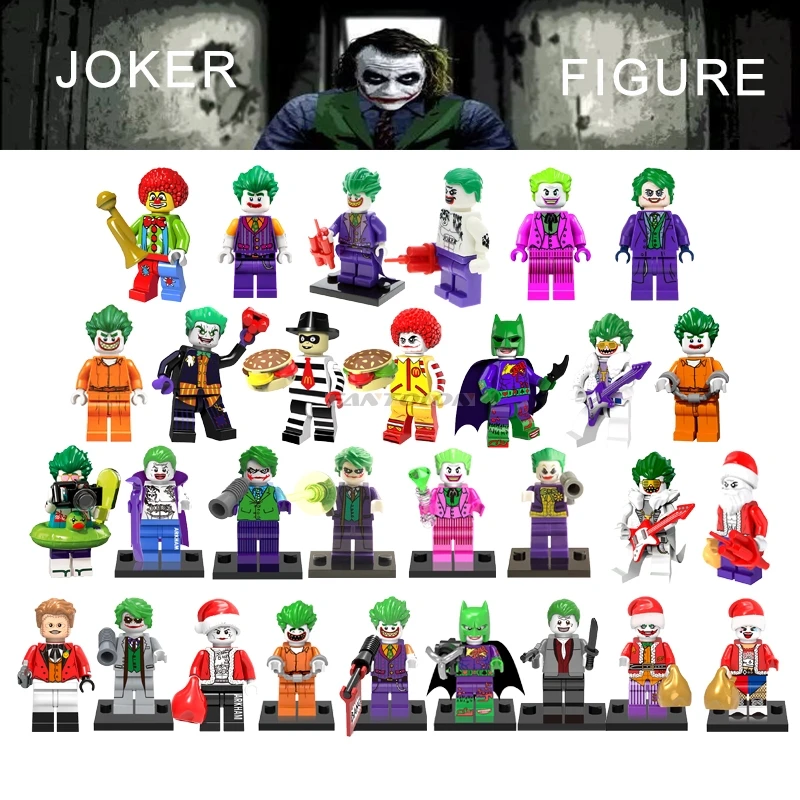 

For Legoingly Avengers Super Heroes Clown Joker Brick Action Figures Single Sale Legoinged Model Building Block Toy For Children