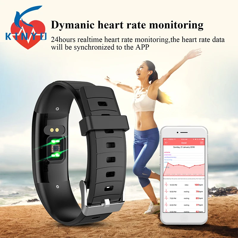 Smart Watch Wristband Pedometer IP67 Waterproof Fitness Tracker Hang Up Call Reminder Bracelet Smartwatch Connect Android IOS Smart Watch Wristband Pedometer IP67 Waterproof Fitness Tracker Hang Up Call Reminder Bracelet Smartwatch Connect Android IOS