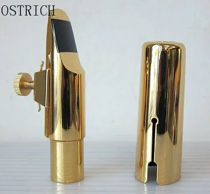

2017 New style Popular Metal Alto Saxophone Tenor Saxophone Mouthpiece Gold 7 Model Gold Plated 100%
