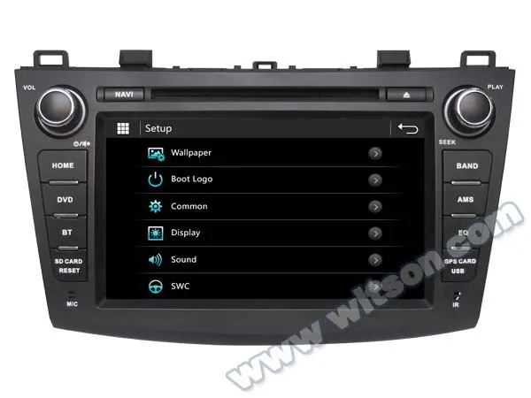 Clearance 8" Capacitive Touch Car DVD for Mazda 3 2009-2013 & Mazda Axela 2009-2013 (Japan) with Front DVR Camera Support 5