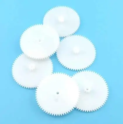 

5pcs/lot double layer Plastic Gears Cog Wheels All The Module 0.5 car model Parts DIY