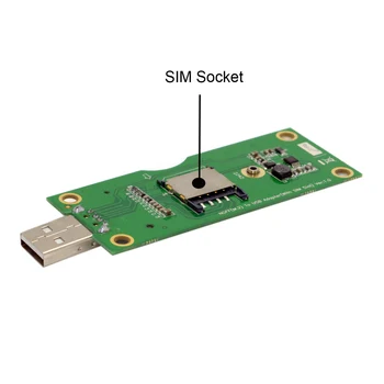 

M.2 NGFF WWAN Wireless to USB Card Adapter with SIM Card Slot Module Testing Tools