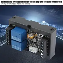 PLC Industrial Relay Module Controller FX1N-06MR Programmable Relay Delay Module DC 12V Relay Delay Module with Shell new original programmable controller module xc e16yr plc digital i o module do 16 relay