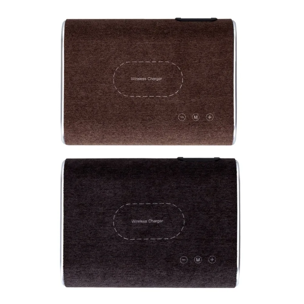 

2 Colors Portable Bluetooth Speaker Multifunctional Dual-core Chip Wireless Fast Charger Stereo Music Player Support AUX Input
