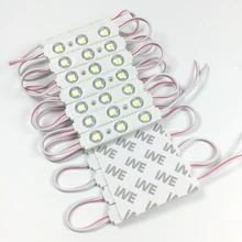 100 шт./лот 5054 3 светодиода 1,5 Вт Светодиодный модуль ввода 12 В светодиодный модуль 2 года гарантии светодиодные знаки