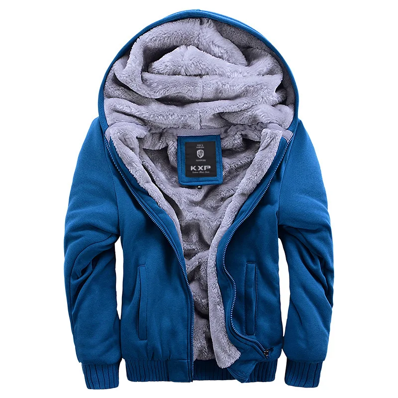 Youth trend men casual winter coats hoodies men's ...