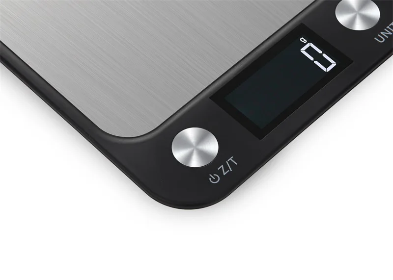 Нержавеющая сталь цифровой кухонный для еды весы 5 кг, 10 кг электронные весы LCD дисплей