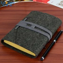 С теплой подкладкой и мягкой поверхностью для держатель серии Hardcover с ежедневник дневник Тетрадь блокнот Войлок записная книжка С ПЕРЕПЛЕТОМ с листьев в европейском стиле ретро дорожная записная книжка на подарок на день рождения N078