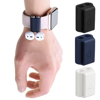 

Vococal Portable Anti-lost Silicone Protective Support Stand Case Holder Mount Bracket for Apple AirPod Air Pods Accessories